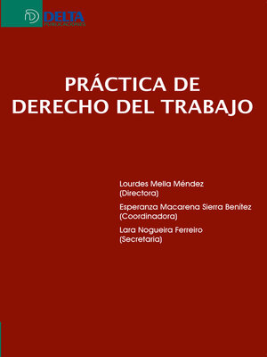cover image of Práctica de derecho del trabajo
